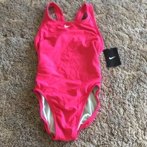 Nike Nylon Core Solids Fast Back Tank Swimsuit